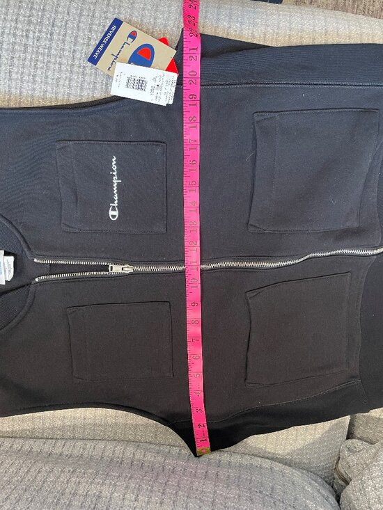 NWT Champion Zip up Vest - Picture 9 of 9